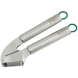 Fackelmann Chefkoch trifft Fackelmann – Premium Knoblauchpresse München, Silber, Metall, 19.5 cm, Kochen, Küchenhelfer, Knoblauchpresse