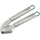 Fackelmann Chefkoch trifft Fackelmann – Premium Knoblauchpresse München, Silber, Metall, 19.5 cm, Kochen, Küchenhelfer, Knoblauchpresse