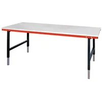 rocholz Arbeitstisch Stahl 2000x920x690-960 mm hellgrau/anthrazit