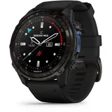 51 mm DLC-Titaniumgehäuse grau mit Silikonarmband schwarz