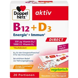 Doppelherz B12 + D3 Direct Pellets 20 St.