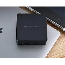 Belkin USB-C Dual Displ. Docking Station + DisplayLink INC002vfBK