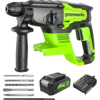 Greenworks GD24SDS2 inkl. 4 x 4,0 Ah + Tasche
