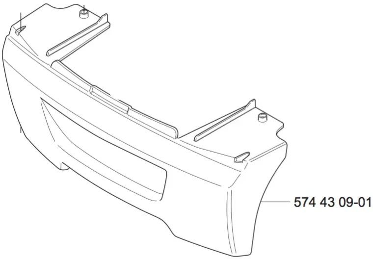 STOSSFAENGER Hinten 574 43 09-01