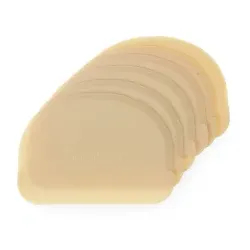 HENDI Teigschaber halbrund, 120 x 88 mm, Flexibler Cremeschaber zum Dekorieren, 1 Packung = 6 Stück