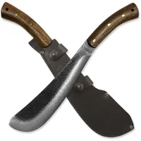 Condor Pack Golok Machete mit 1075 High Carbonstahl und Lederscheide CTK252-11HC