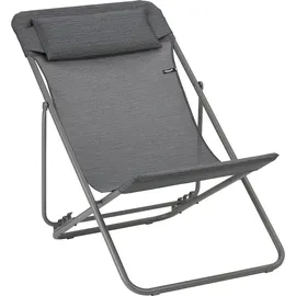 Lafuma Maxi Transat Liegestuhl 62 x 82 x 77 cm grau