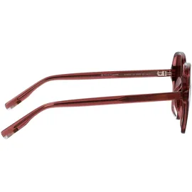 Tom Tailor Sonnenbrille TOM TAILOR "Modell 676007", Damen, rot (rot transparent), leicht transparent, Sonnenbrillen Sonnenbrille, Form Feminin, Logoschriftzug auf Bügel, Kunststofffassung