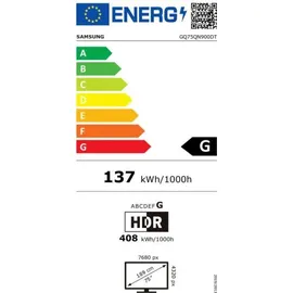 Samsung GQ75QN900D 75" Neo QLED 8K Tizen Smart TV QN900D