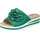 Rieker Damen Pantoletten V0252-52 grün 42 - 42 EU