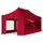 TOOLPORT Faltpavillon 3 x 6 m inkl. 4 Seitenteile Rot