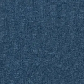 vidaXL Sitzbank mit Rückenlehne Blau 120x62x75,5 cm Stoff