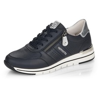 REMONTE Damen R6705 Sneaker, Pazifik/Silver / 14, 44