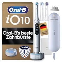 Oral-B iO Series 10 Plus Edition stardust white + Reiseetui + Aufsteckbürsten 3 St.