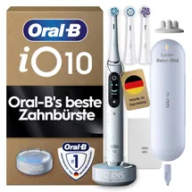 Oral-B iO Series 10 Plus Edition stardust white + Reiseetui + Aufsteckbürsten 3 St.