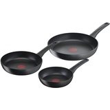 Tefal Ultimate On 3er Set Pfannen 20/24/28 cm mit sehr robuster Beschichtung, Thermo-Signal, Thermo-Fusion, tiefe Form, alle Herdarten, ofengeeignet, PFOA-frei, G2609072, Topf-Set 3 Stück(e)