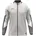 Polyesterjacke hellgrau/weiß/grau 116