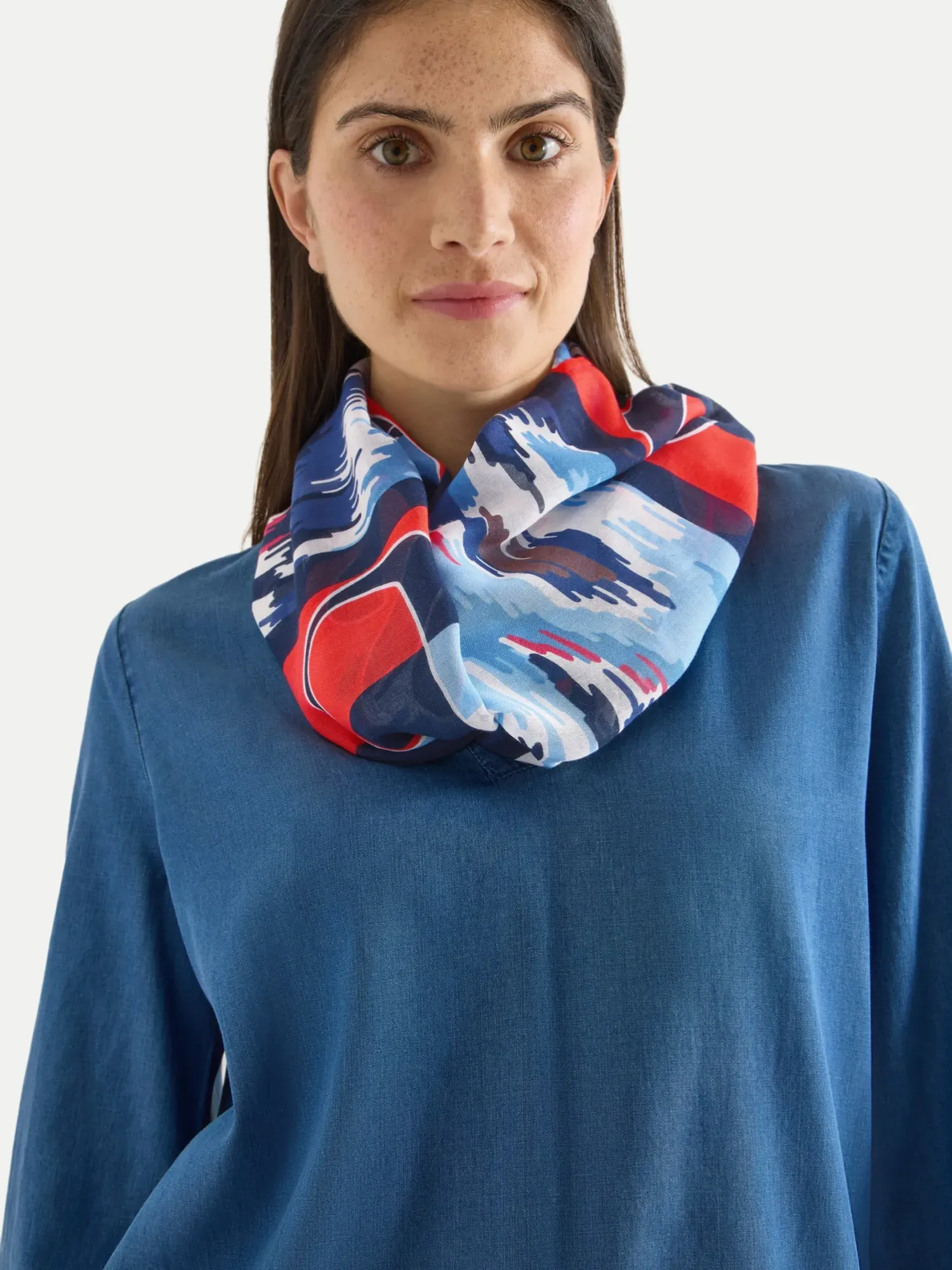 Loop Schal Blau