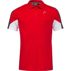 HEAD Herren Polo CLUB 22 Tech Polo Shirt M, red, M