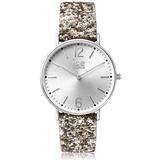 Ice-Watch ICE 001429 City Madame Taupe Small glitter Damenuhr Leder neu OHNE BOX