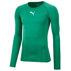 Puma Liga Baselayer Langarm Shirt Herren - grün -M