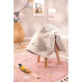 Biederlack Babydecke 'Foxy' 75 x 100 cm natur),