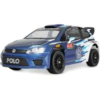 AMEWI RC-Buggy Hyper Go VW Polo R WRC Rallye 4WD CH RTR blau/weiß (RTR Ready-to-Run)