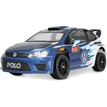 AMEWI RC-Buggy Hyper Go VW Polo R WRC Rallye 4WD CH RTR blau/weiß (RTR Ready-to-Run)