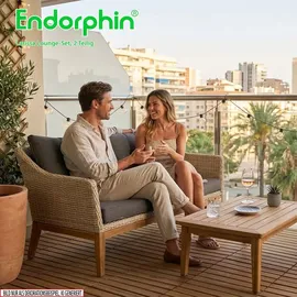Endorphin Larissa Loungeset 2-tlg. braun