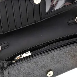 GUESS Noelle Xbody Flap Organizer Coal Logo