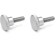 Ganter Normelemente Hohe Rändelschrauben DIN 464 M6 16 mm 2 Stück