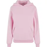 Build Your Brand Fluffy Hoody Hoodie Softpink XS