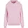 Build Your Brand Fluffy Hoody Hoodie Softpink XS