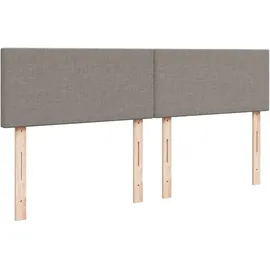 vidaXL Boxspringbett 180 x 200 cm Taupe