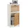 Relaxdays Beistellschrank 83 x 40 x 30 cm Weiß
