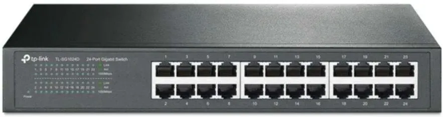 TP-Link Switcher Gigabit 24-port  10/100/1000Mbps