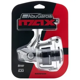 Abu Garcia Max X Front Drag Spinnrolle - Grey / Black - 3000