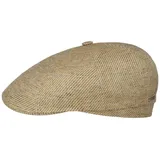 Stetson Torrick Schirmmütze Flatcap achteilig Made in Germany Herren Frühling Sommer beige 57 cm - 57