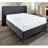 Taschenfederkernmatratze BRECKLE "Belvedere DeLux 1000", weiß, B:90cm H:30cm L:190cm, Bezug: 80% Polyester, 20% Viskose. Steppfüllung: 100% Polyester, Matratzen, Matratze in verschiedenen Größen, besondere Matratzenhöhe von 29 cm