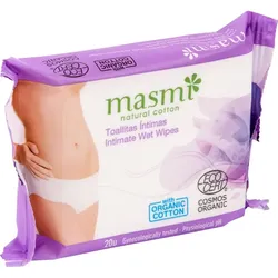 Bio Intimpflegetücher 100% Bio Baumwolle Masmi 20 ST