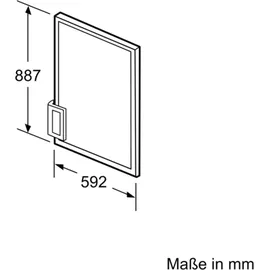 Siemens KF20ZAX0 Türfront