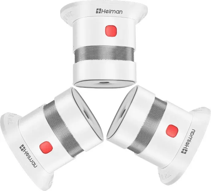 HEIMAN Mini-Rauchmelder mit 10 Jahren Batterielaufzeit, 85 dB Alarmstärke, TÜV- und EN 14604 zertifiziert, mit Feueralarm und Photoelektrischem Sensor (3)