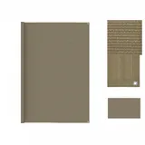 vidaXL Zeltteppich 250x400 cm Taupe