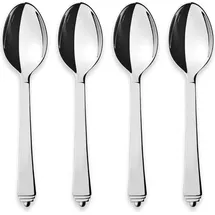 Georg Jensen Pyramid Dessertlöffel, Besteck, Silber