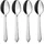 Georg Jensen Pyramid Dessertlöffel, Besteck, Silber