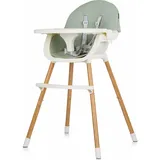Chipolino Rio 2 in 1, Kinderstuhl rutschfeste Beine 5-Punkt-Gurt grün