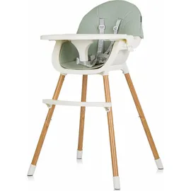 Chipolino Rio 2 in 1, Kinderstuhl rutschfeste Beine 5-Punkt-Gurt grün