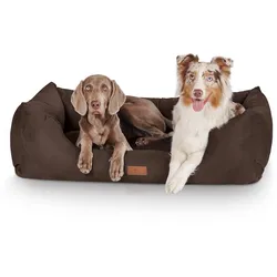 Knuffelwuff Tierbett Hundebett Dreamline, Schaumstoffflocken braun 105 cm x 155 cm