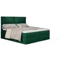 Xlmoebel Bett Designer Bett Chesterfield Gewebe Hotel Betten Doppelschlafzimmer (1-tlg., Boxspring Bett), Hergestellt in Europa grün
