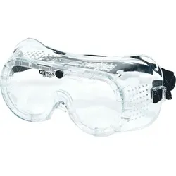 Schutzbrille mit Gummiband-transparent, EN 166 - transparent